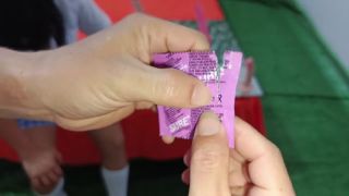 sexygirllatinax - The beautiful Canadian model shows us how to put on and use a condom.-3