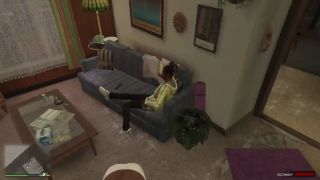 GTAHub - GTA 5 Hentai: Franklin Fucked His Step-Sister and She Sucked His Cum Dry Erotic Scene-1