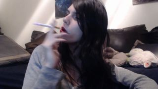 PrincessCica - Red Lips and Smoke - Smoking-3