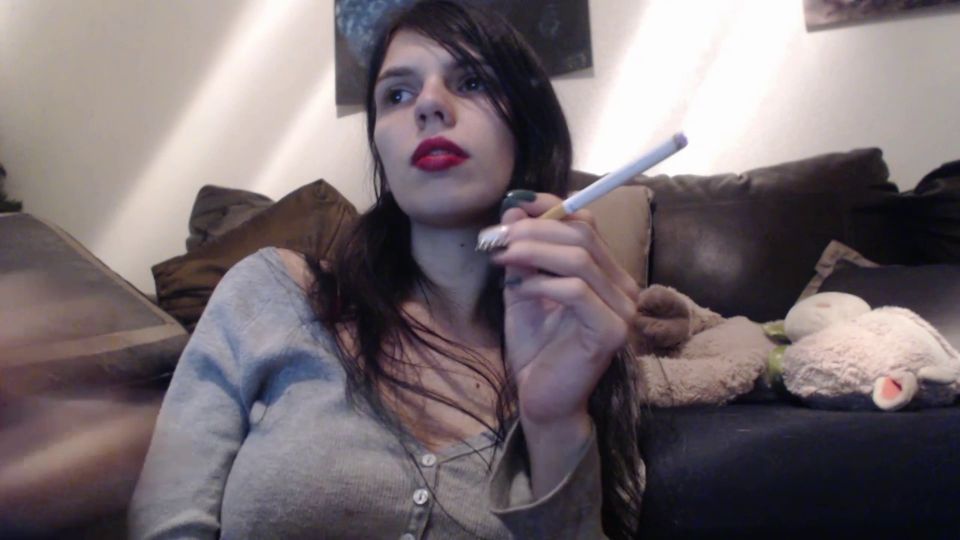 PrincessCica - Red Lips and Smoke - Smoking