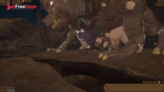 huge pig monster with big dick fucks tight hole of girl-2