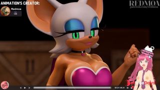Rouge the Bat has the biggest tits in the world and kisses my dick Redmoa animation - Jazziuu-9