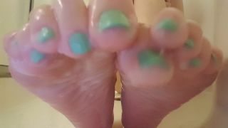 adult xxx clip 27 Frostyprincess Cummy Feet Play on feet porn sleeping foot fetish-9