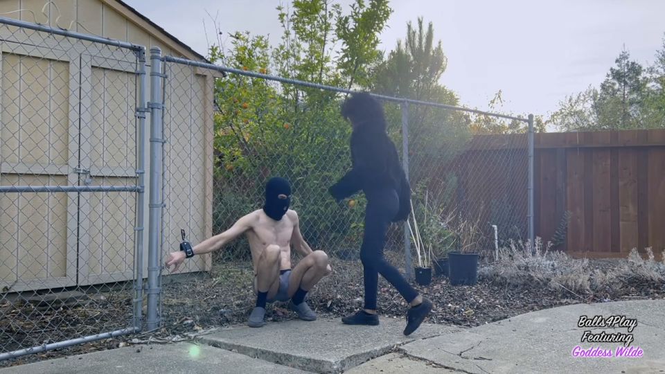 Balls4play Chained And Kicked Goddess Wilde (Femdom porn)