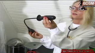 Dominant German Blonde With Glasses Uses Her Slave For BDSM Games-3