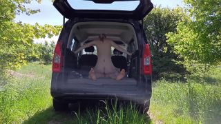 CoupleCrush69 - Public car sex with Scandinavian blonde Milf. Huge orgasms for both!-9