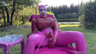 FetiliciousFans SiteRipPt 1Horny Pink Latex Barbie Doll-5