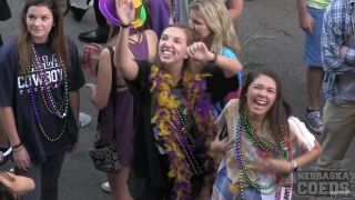 Mardi Gras 2017 From Our Bourbon Street Apartment Girls Flashing For Beads Public-2