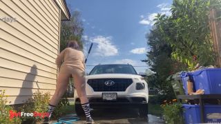 [GetFreeDays.com] Sneaky neighbour watches MILF wash car in skin coloured dress Porn Leak November 2022-1