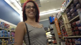  TrinityMay33 aka Trinity May in public flashing food stuffing bottle use, public on webcam-7