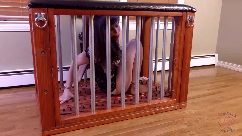 online xxx video 26 bdsm fucking machine crying femdom porn | Bondage Junkies – Kaecie vs. The Booby Trap | ballgag