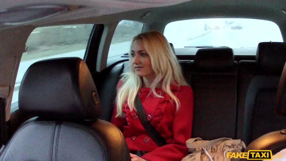 Blonde Hottie Asks Cabbie's For His Hot Cum  Creampie