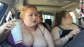 Drive Thru Run- 3 Fatties Eating in the BBW!-3