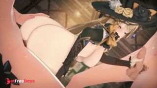 Genshin Impact Naviagangbang 3D Hentai Animation.-4