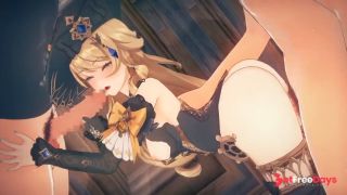 Genshin Impact Naviagangbang 3D Hentai Animation.-5
