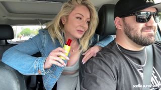 Sadie Summers,Juice Breezy - Oral Fixated Milf blows her UBER Driver-3