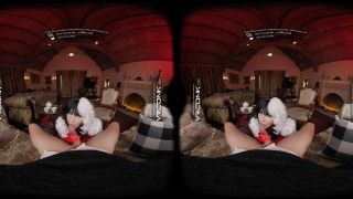Blowjob VR Conk: Stunning Cruella Fucks and Sucks in Fishnet Tights in a Movie Cosplay Parody | VR Porn-4