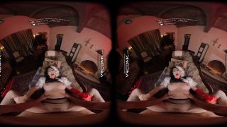 Blowjob VR Conk: Stunning Cruella Fucks and Sucks in Fishnet Tights in a Movie Cosplay Parody | VR Porn-9
