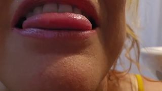 Exclusive SOLO PRETTY FEMALE MILF DRESSING DOWN NAKED HAPPY EXCITED BLONDE HAIR BOOBS BUTT-1