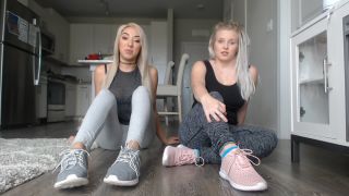 porn video 30 Goddess Rosie - Our sweaty smelly gym feet joi on femdom porn femdom cruel whipping-0