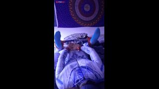 Chains socks feet suit tight legs spread rope bondage petplay kink fetish-7