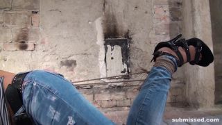 free porn video 17 Adel hogtied cleavegagged on femdom porn ddlg fetish-8