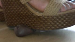 online adult clip 19 MISTRESS CRUSH – WALKOVER EXERCISE IN HER NEW WEDGES – EBONY COCK CRUSHING UNDER HEELS, alex tanner primal fetish on fetish porn -2