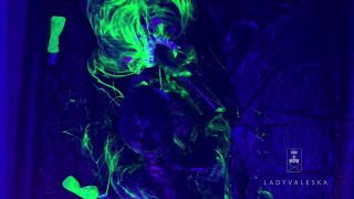 Lady Valeska - Rubber Double Fisting With Uv Slime - Rubber double-5
