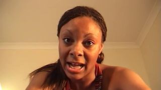 Strong Legged Ebony Torments Him (Fetish porn)-2