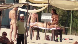 adult video clip 36 A public plage can't keep these teen naturists down - hidden camera - webcam -0