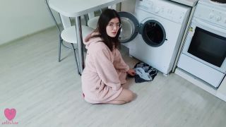 My Girlfriend Was Not Stuck In The Washing Machine And Caught Me When I Wanted To Fuck Her Pussy 1080p-0