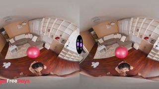 Naked Emily Pink Uses Exercise Ball to Turn Him on before Sex - Tmwvrnet-4