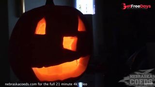 [GetFreeDays.com] Hot Teen Carves Then Fucks A Pumpkin Porn Film February 2023-3