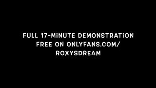 How To Reach Orgasm  Demonstration With Dildo By Roxy Fox G  A Spot 720p-9