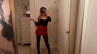 online xxx clip 3 Mistress Leora – Date night outfit – Wolford stockings and Jimmy Choo heels on pov superman femdom-9