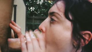 sexy outdoor action blue eyed babe oral surprise cream pie x-1