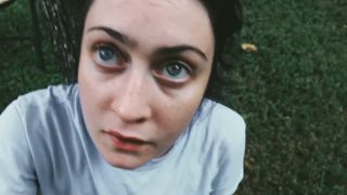 sexy outdoor action blue eyed babe oral surprise cream pie x-6