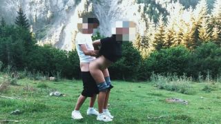 porn clip 27 amateurs behind Good view couple - Big ass student fucked in the forest in standing doggystyle , pornhub on femdom porn-7