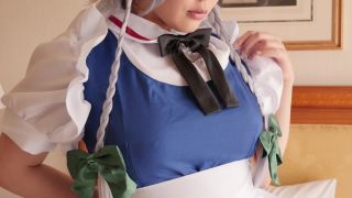 [supermisses.com] こすっち The ultimate shaved beauty big tits maid advent! The erotic tongue wriggle is superb!-5
