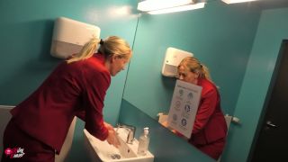 [K2S.CLUB] Miley-Weasel - Blonde Büroschlampe Auf Firmentoilette Gefickt - FullHD 1080P-9