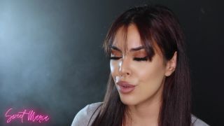 adult clip 18 Sweet Maria – smoking with my mouth full of cum - femdom pov - fetish porn upskirt fetish-6