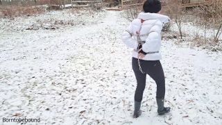 JJ Plush - Walking around outside cuffed up Download New ...-1