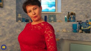 Nata is a horny cougar who happens to find a special toy to play with milf -2