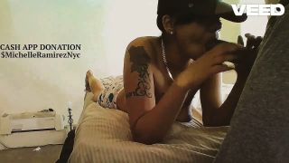 boricualovenyc - LESBIAN GAY FEM GIVES A BLOWJOB TO BIG DICK BBC DEEPTHROAT-2