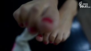 Czech SolesWatch Megan Play With Her Sexy Feet, POV (Foot Tease, Long Toes, Soles) - 720p-6