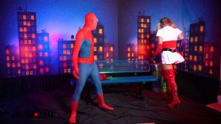 Scarlett Fall AmateurBoxxx - Harley Quinn Takes Spiderman's Virginity-1