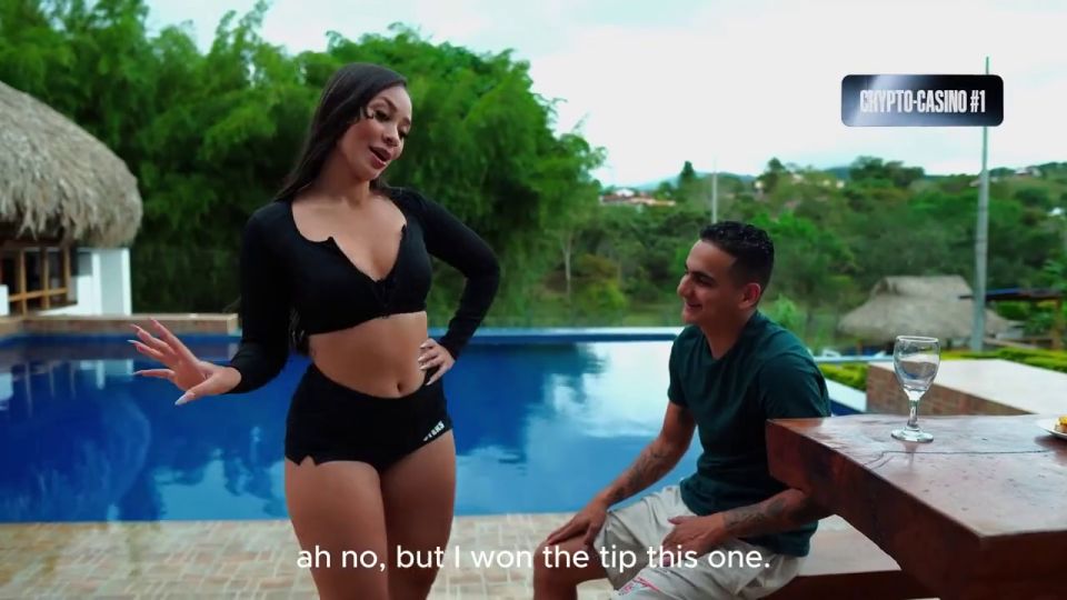 DANI CLARK OFICIAL,Daniela Andrea - Big booty Colombian waitress Daniela Andrea gets fucked hard on a pool table after being seduced at