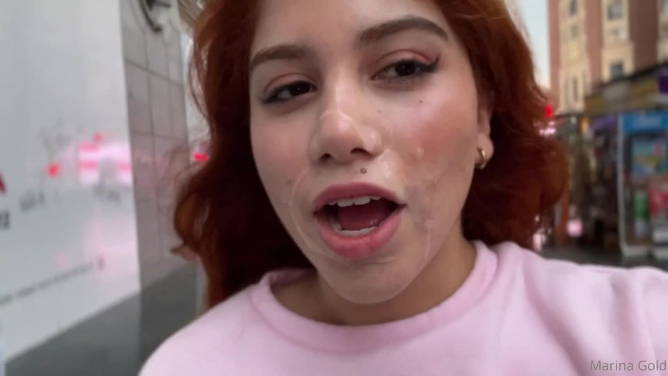 online xxx clip 33 2 dicks 1 mouth blowjob Onlyfans – Marina Gold – Cumwalk In The Mall, cum walk on blowjob porn