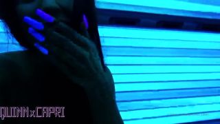 QUINNxCAPRI - freequinnxcapri () Quinnxcapri - tanning bed cum session 19-05-2019-9