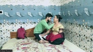 College madam and young student hot sex at private tuition t.-1
